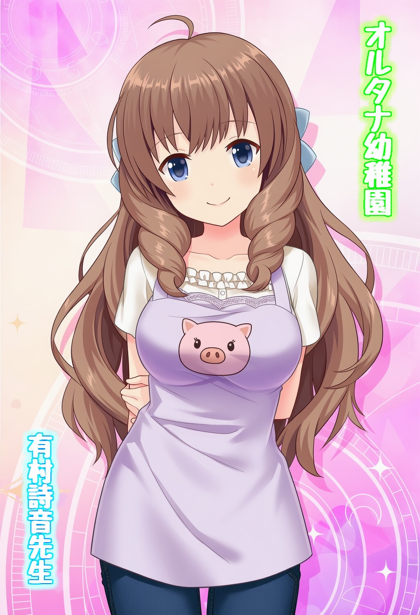 【版権キャラ】有村詩音ちゃん『幼稚園の先生①』１６ | の人気AIイラスト・グラビア