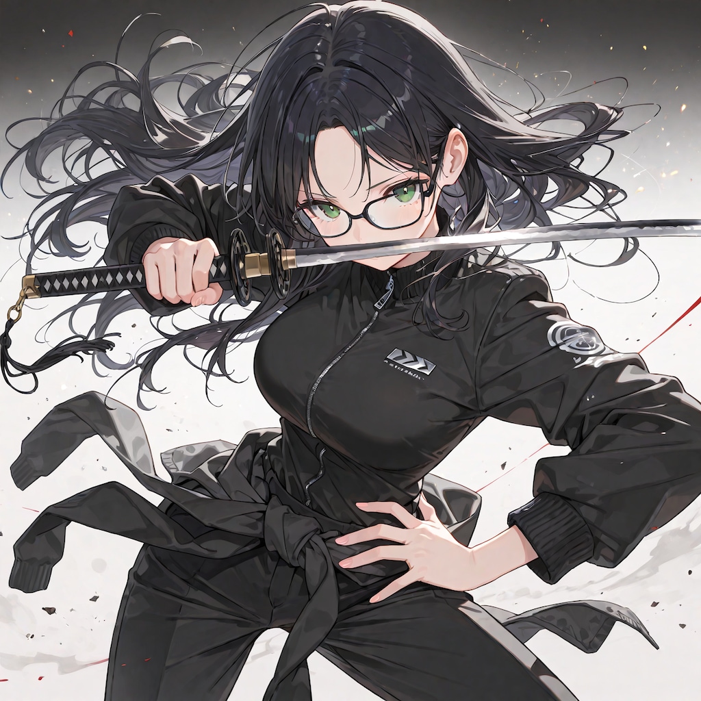 黒衣ノ刀、静寂ヲ穿ツ。