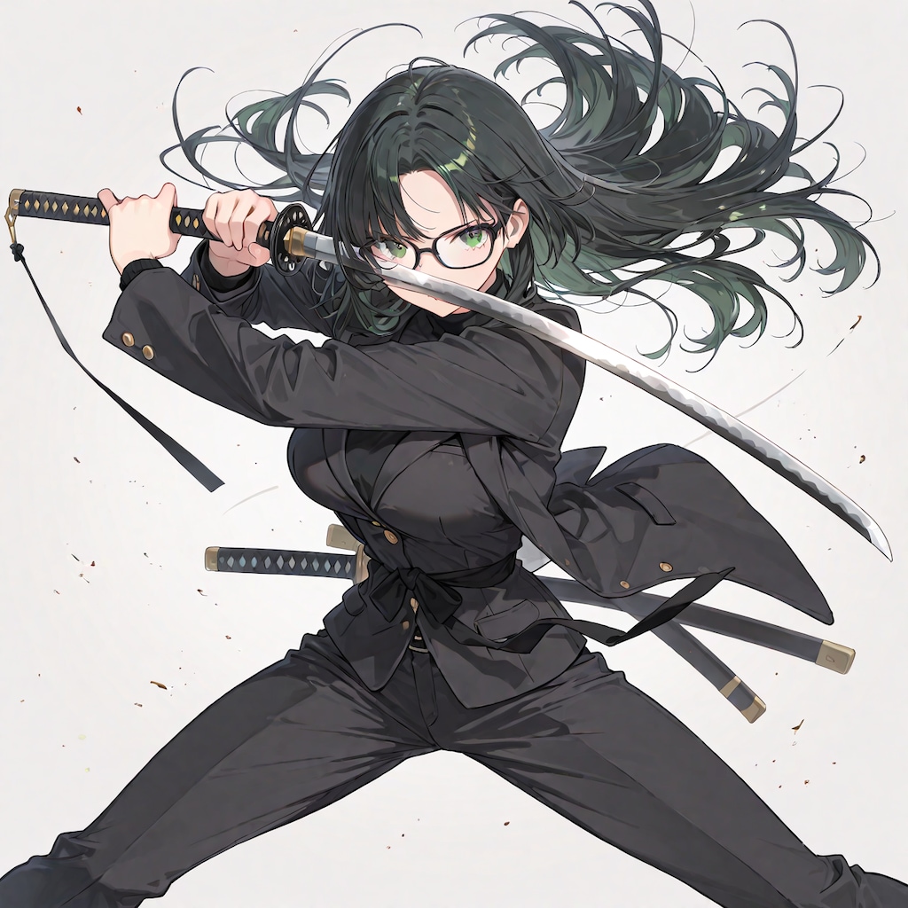 黒衣ノ刀、静寂ヲ穿ツ。