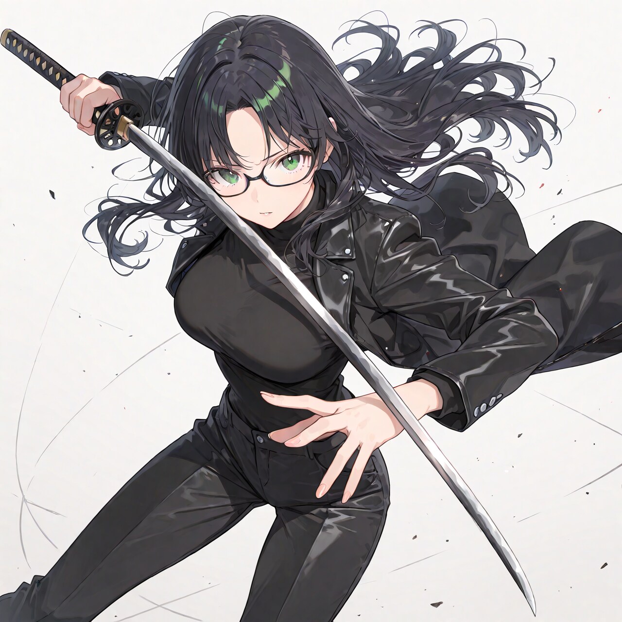 黒衣ノ刀、静寂ヲ穿ツ。