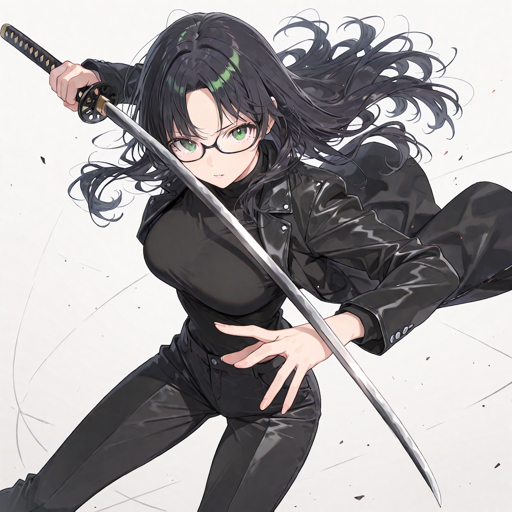 黒衣ノ刀、静寂ヲ穿ツ。