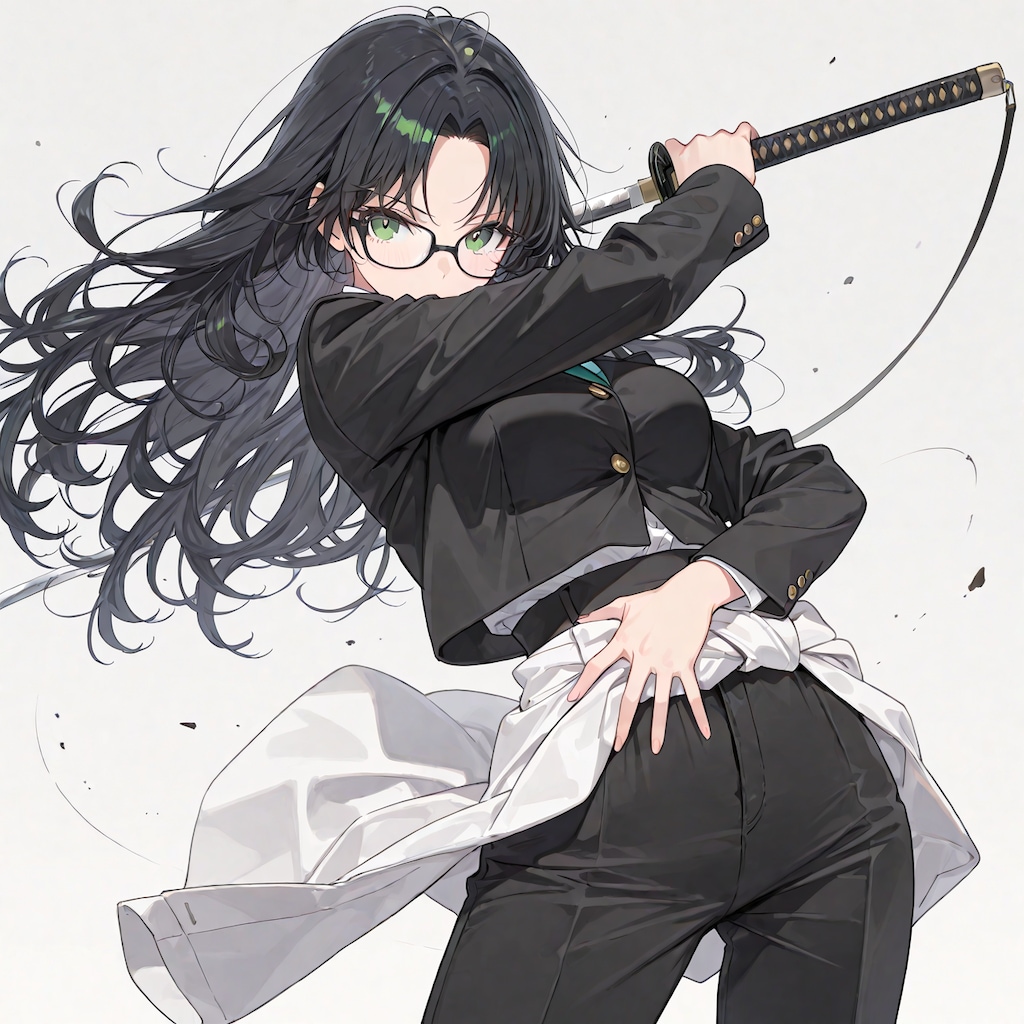 黒衣ノ刀、静寂ヲ穿ツ。