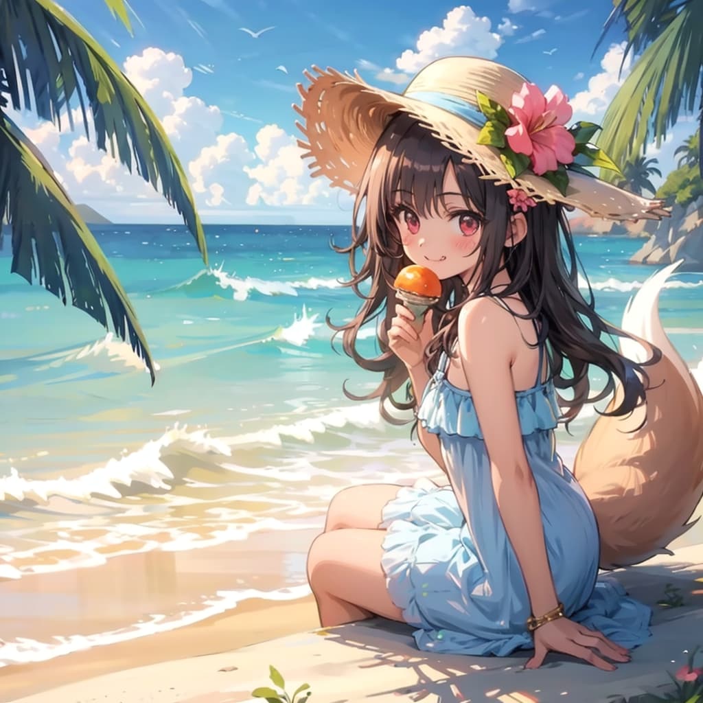 夏じゃ、ビーチじゃ | の人気AIイラスト・グラビア