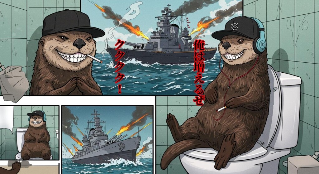 アスラッコ元帥 『異世界便器』【ニャンノ世界】