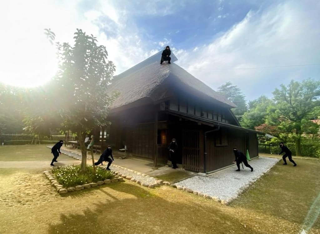 暁村の住宅と町並み