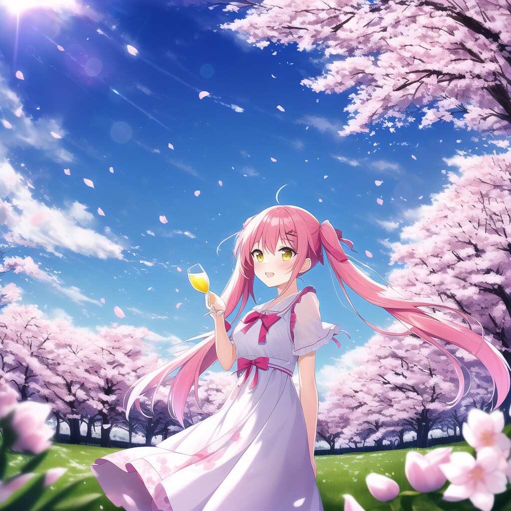 舞い上がれ、桜の花