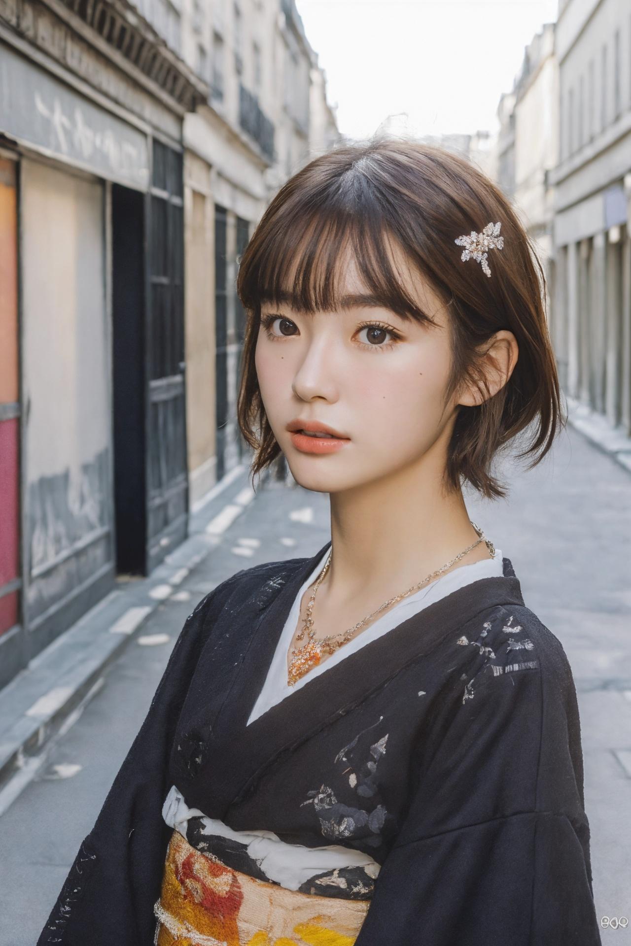 和服美人in Paris