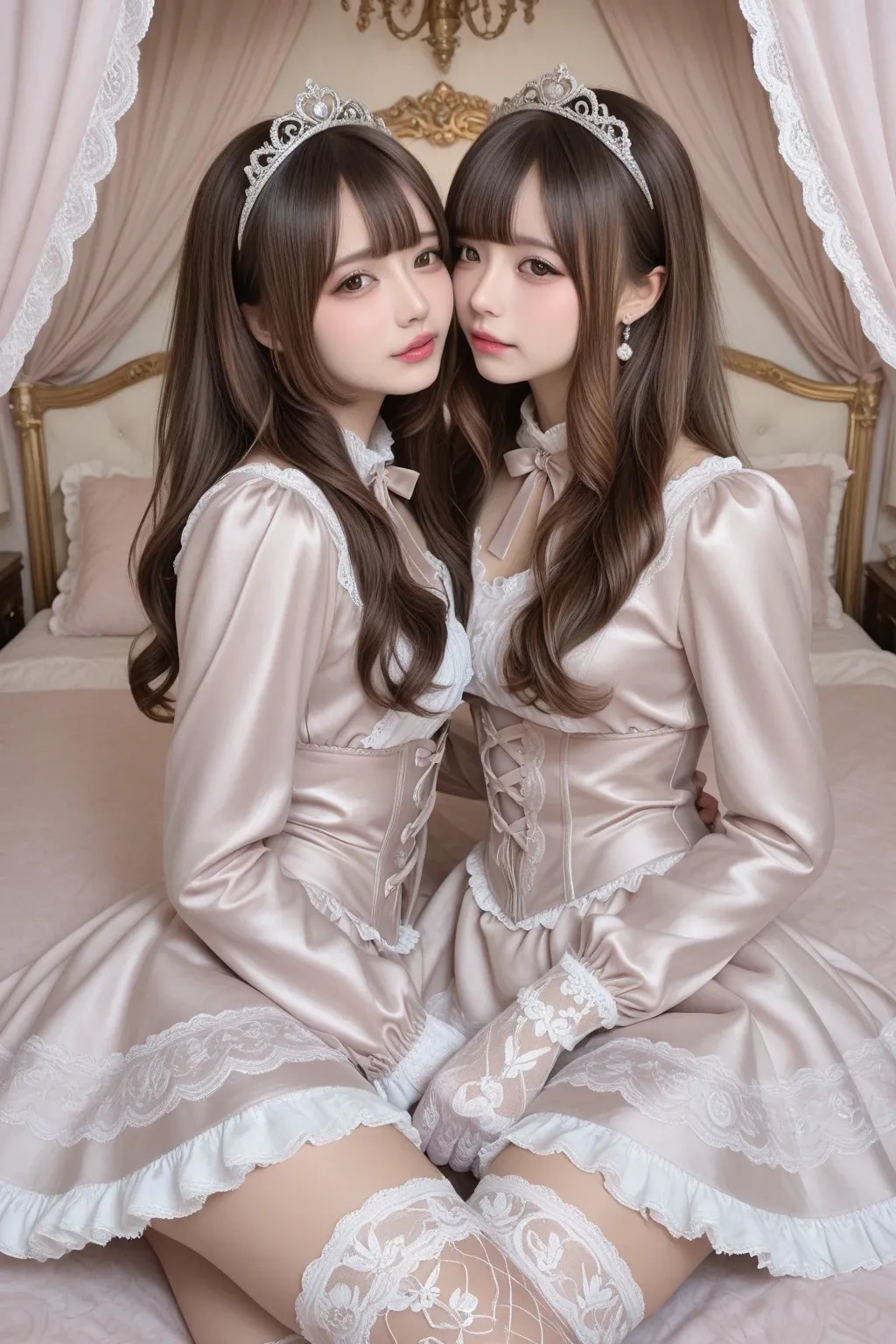 地雷系ちゃんのレズビアン011《会いたかった姫レズビアンSeaArt》
