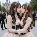 地雷系ちゃんのレズビアン011《会いたかった姫レズビアンSeaArt》 11枚目