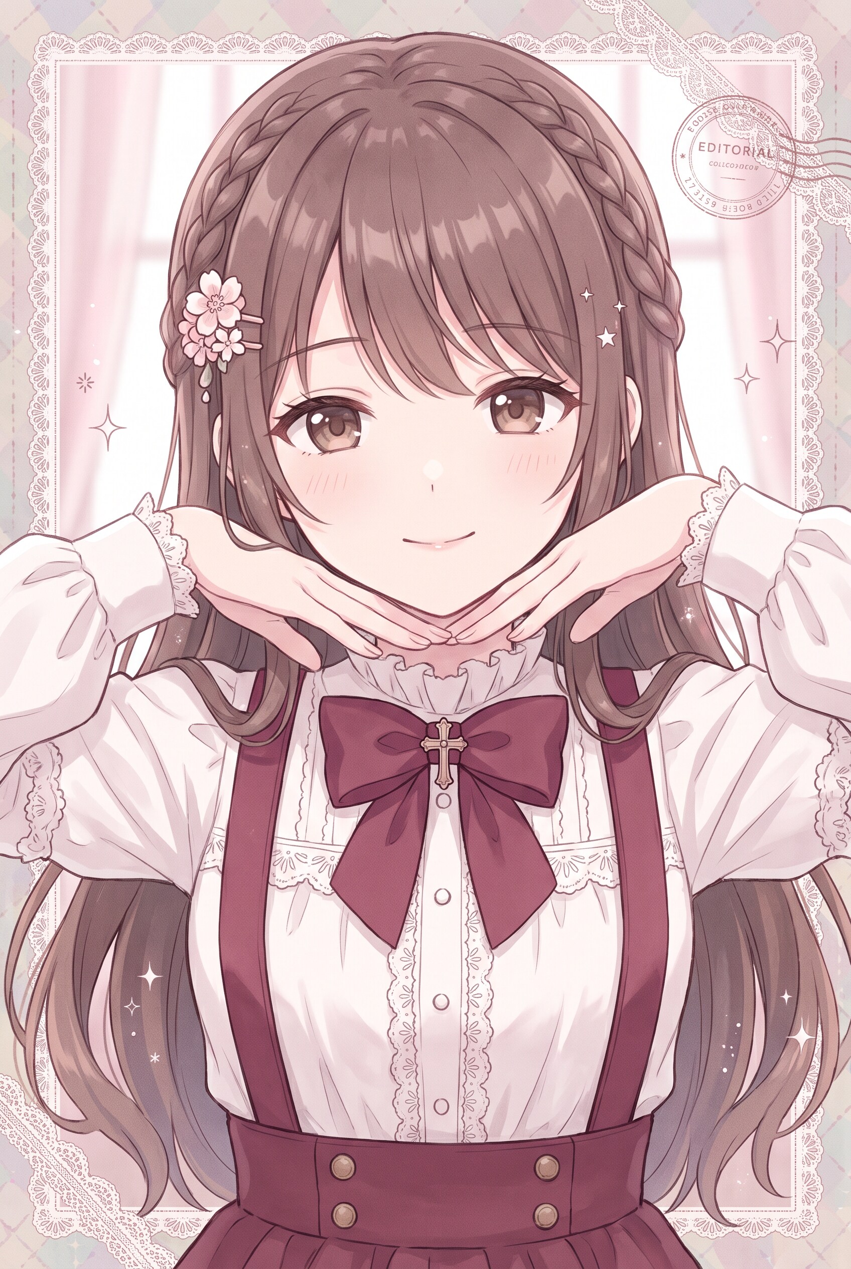 微笑む十字の花