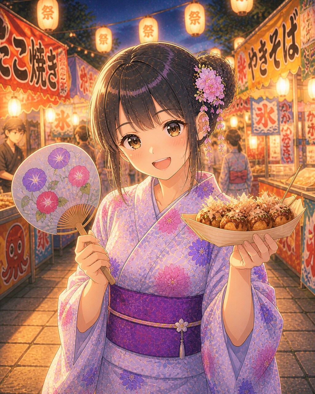秋祭り女子