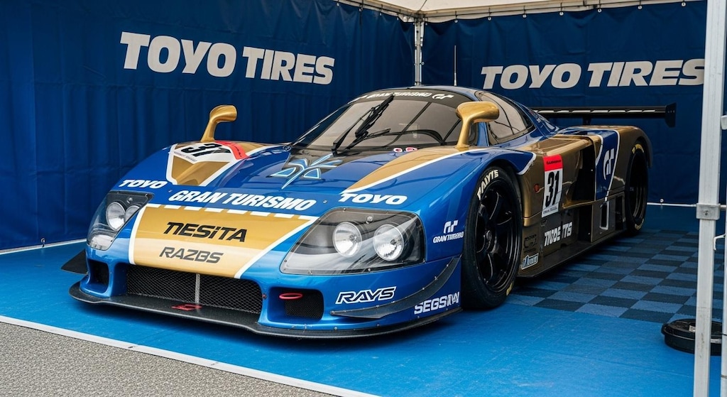 トーヨータイヤ787Bレーシングカー