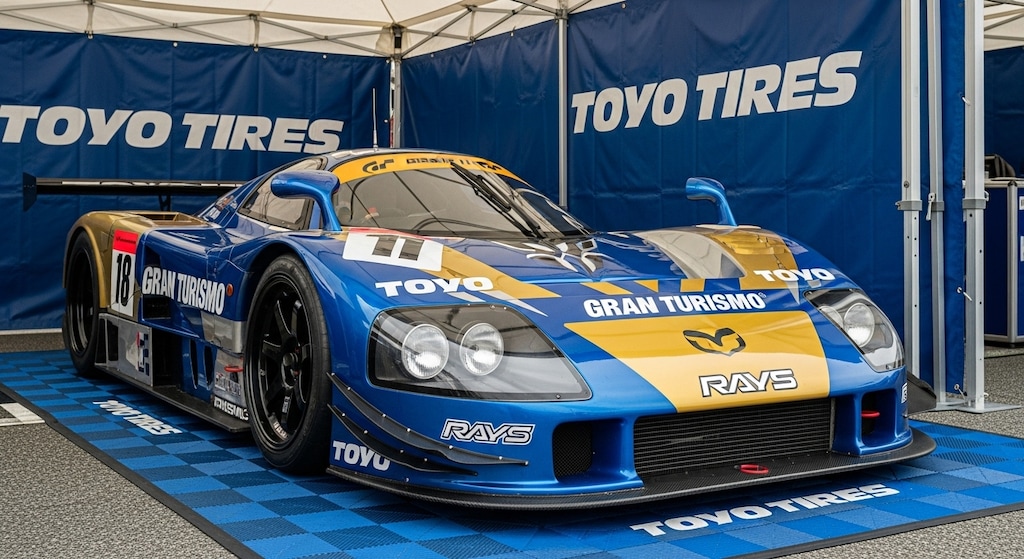 トーヨータイヤ787Bレーシングカー