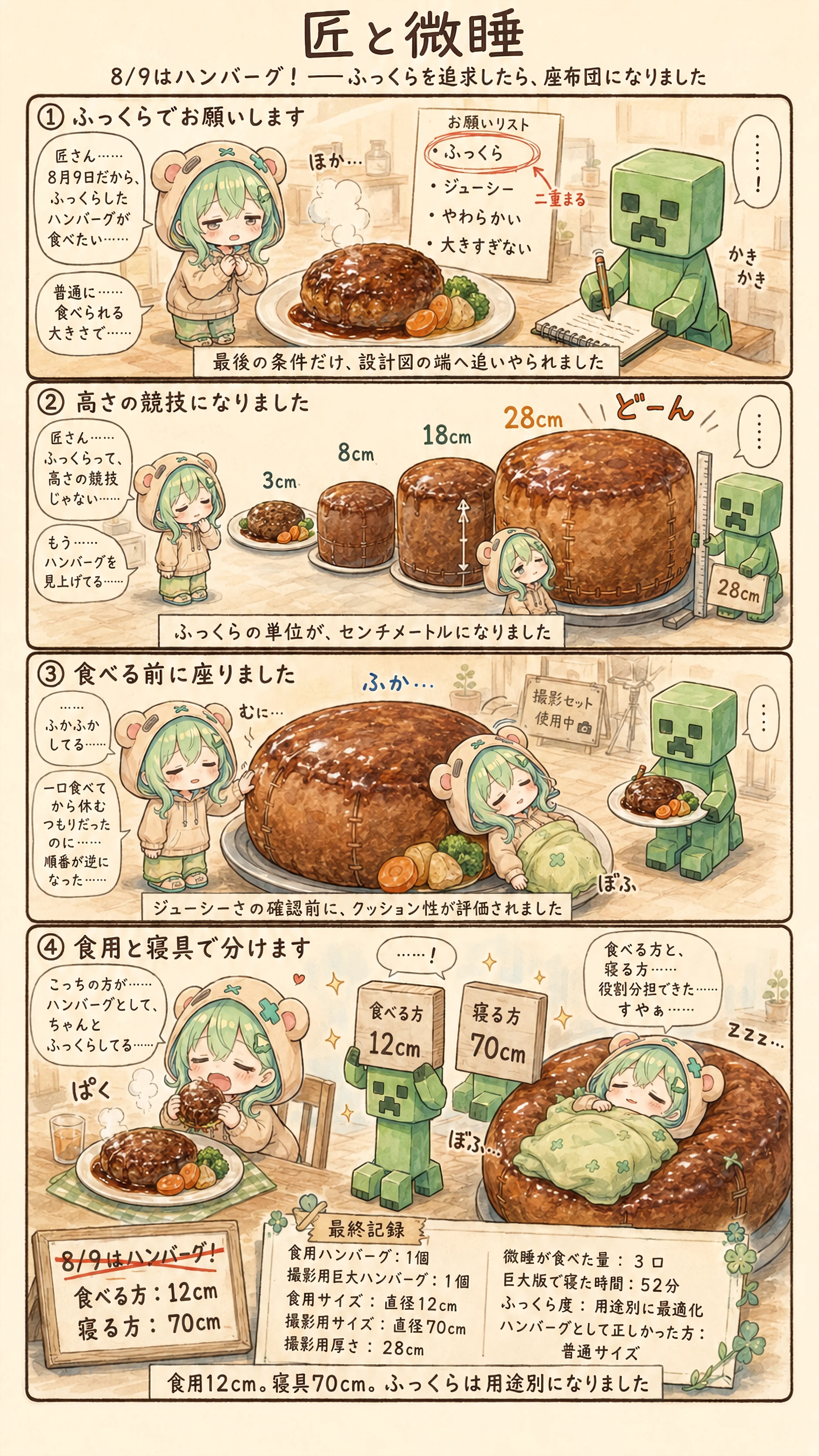 The Hamburger That Became a Bed | の人気AIイラスト・グラビア