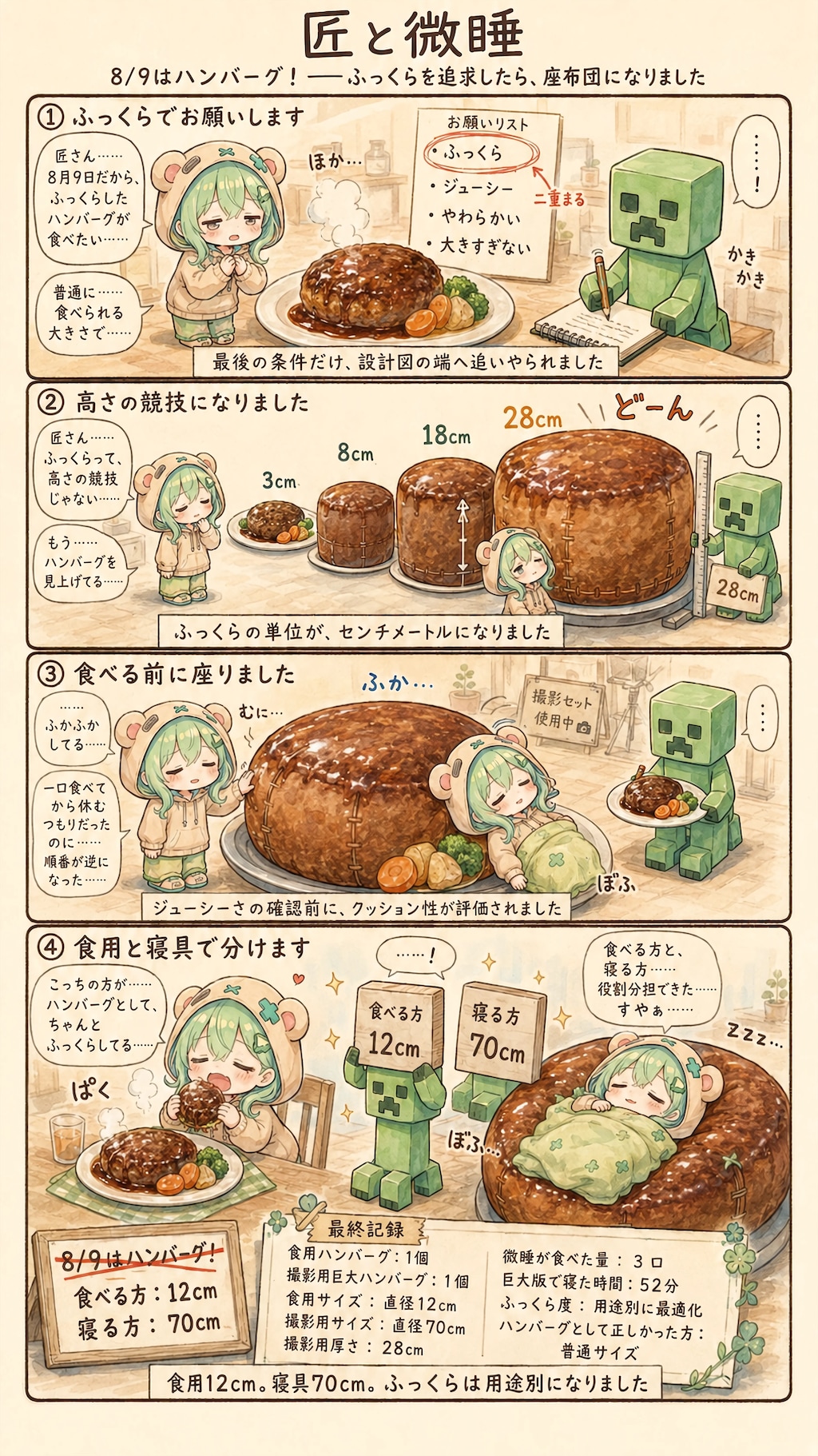 The Hamburger That Became a Bed