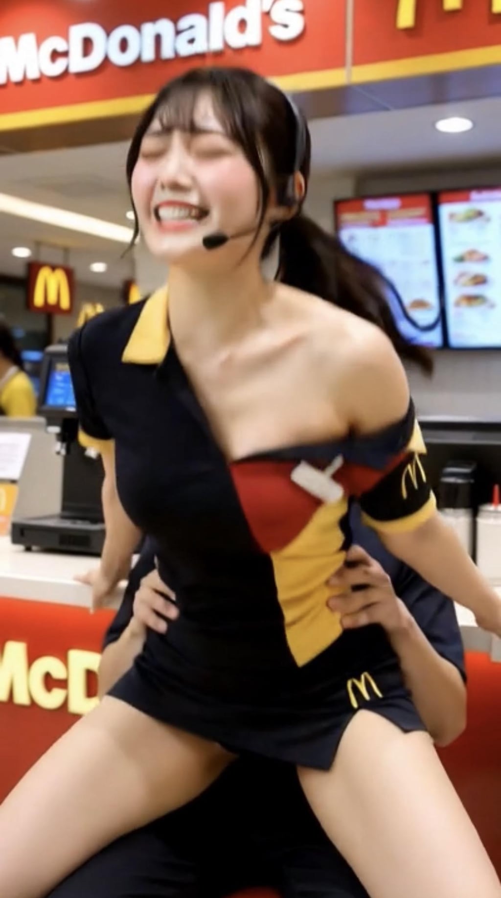 ファーストフード店　セックス¥0