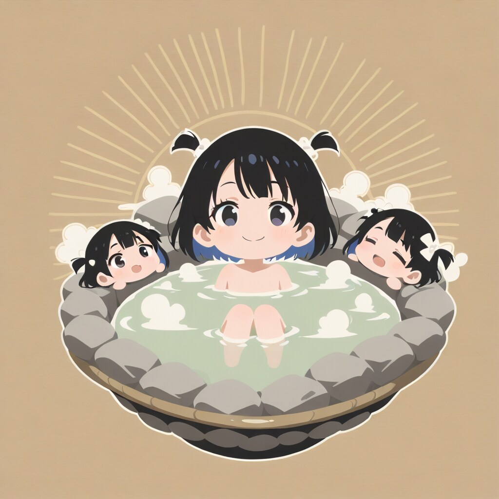 岩風呂ガール