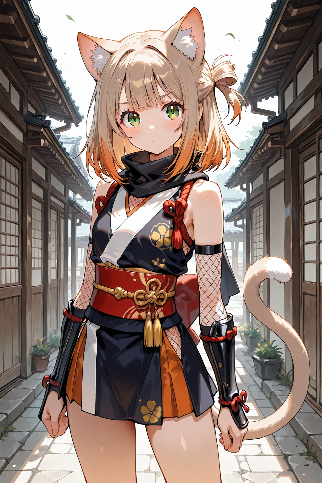 猫忍 | の人気AIイラスト・グラビア
