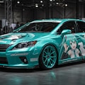 初音ミクLEXUSセダン 3枚目
