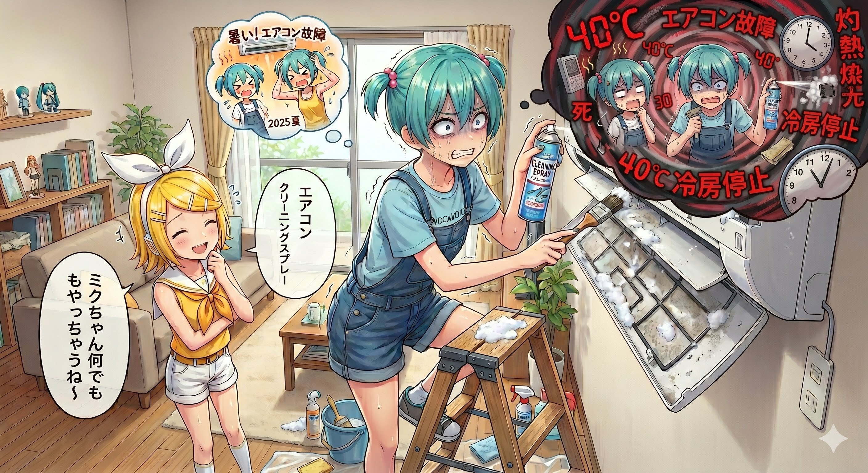 去年のトラウマ ミクさんと のんきなリンさん