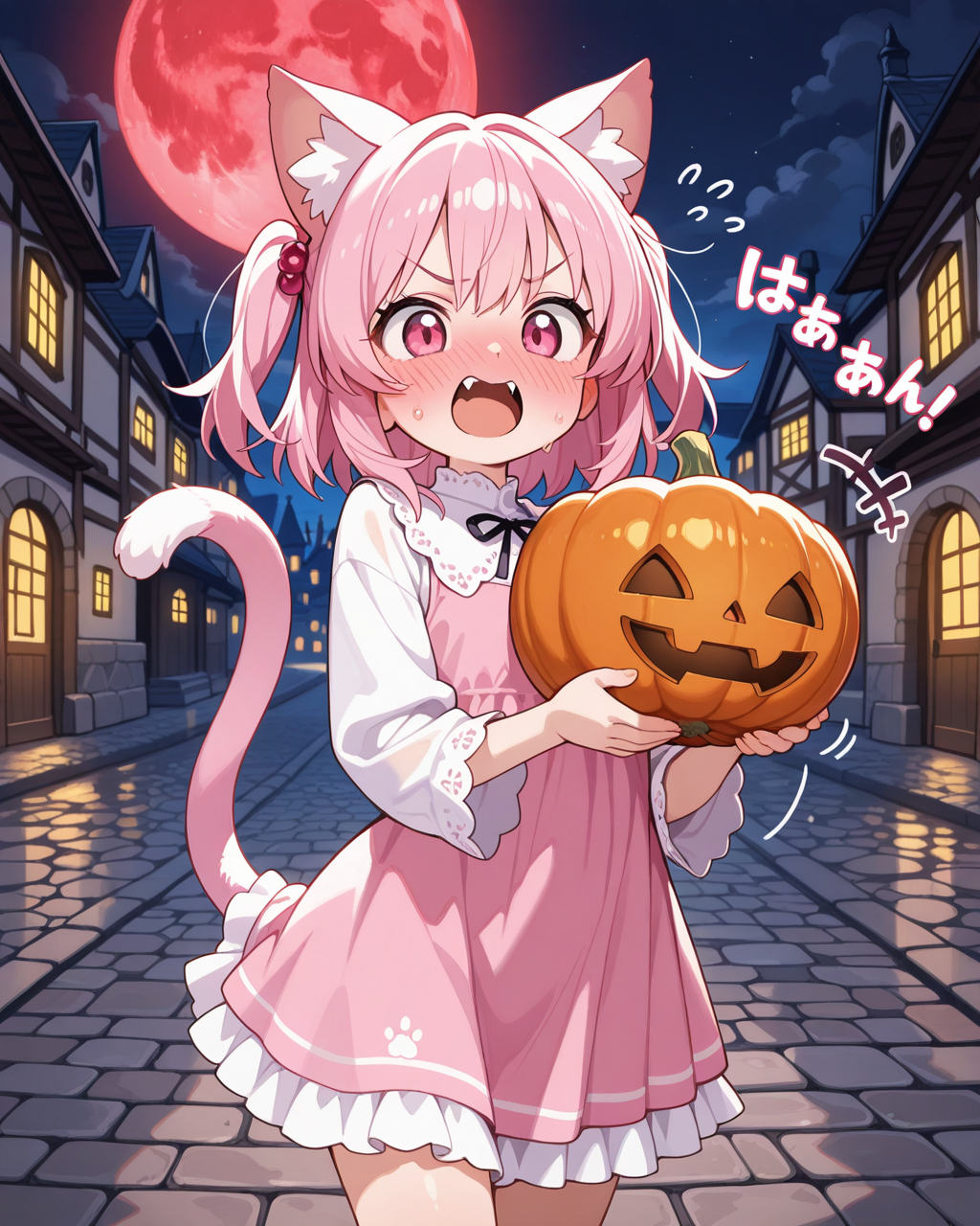 捕まえたにゃん！！