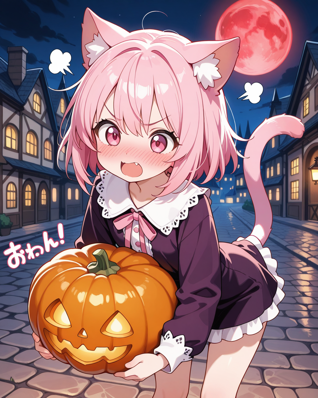 捕まえたにゃん！！ | の人気AIイラスト・グラビア