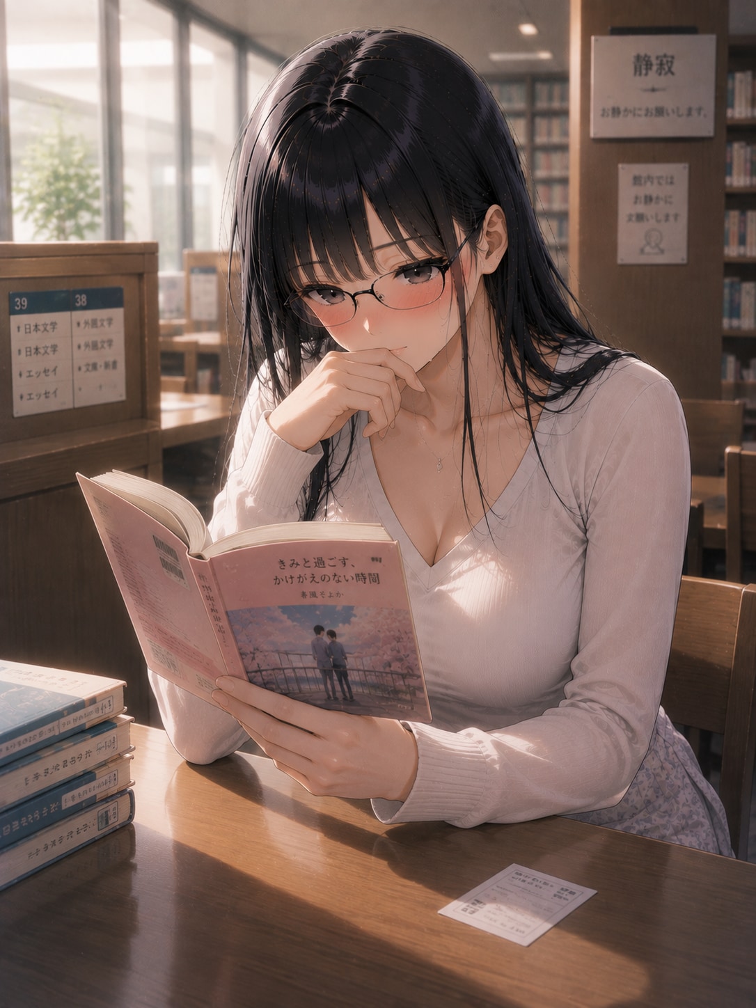 図書室にいつもいる子17