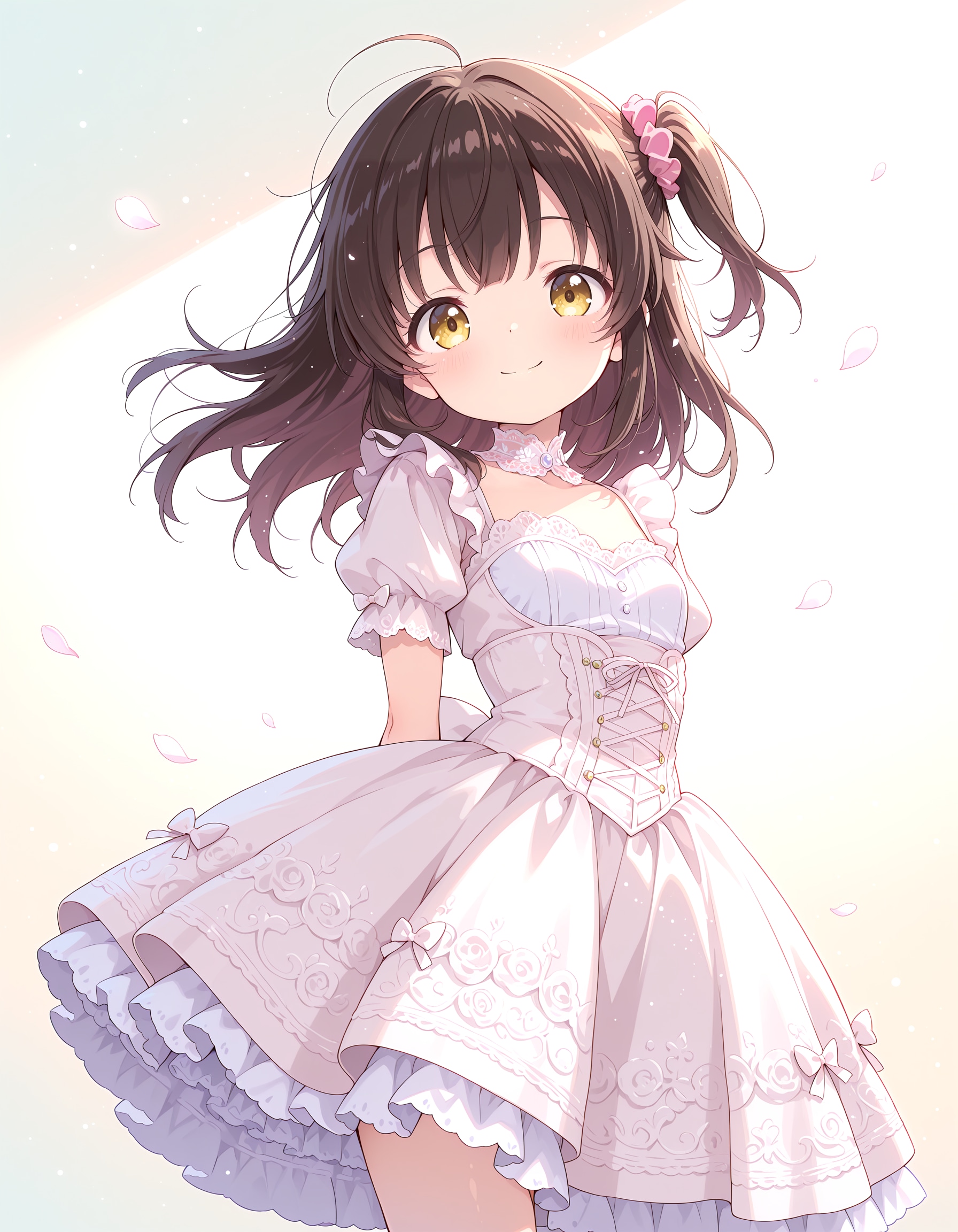 純白レースのお姫さま | の人気AIイラスト・グラビア