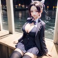 学園のマドンナが鬼滅の刃の胡蝶しのぶコスプレイヤーとして、魅惑のセーラー服＆メイド服に扮して学園祭デビュー!! 7枚目