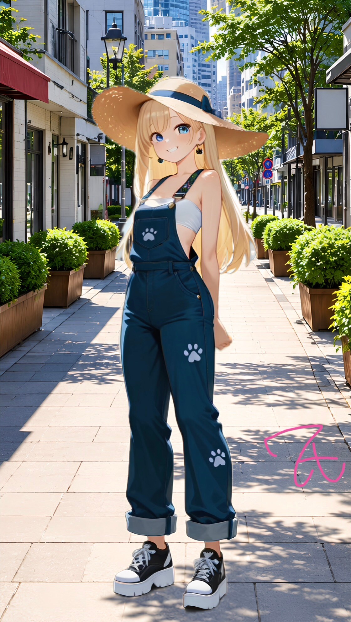 街角下着チェック　田中・クラウディア・葉子(19)アルバイト