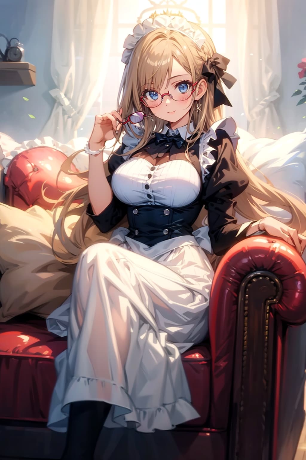 メガネ美少女メイド