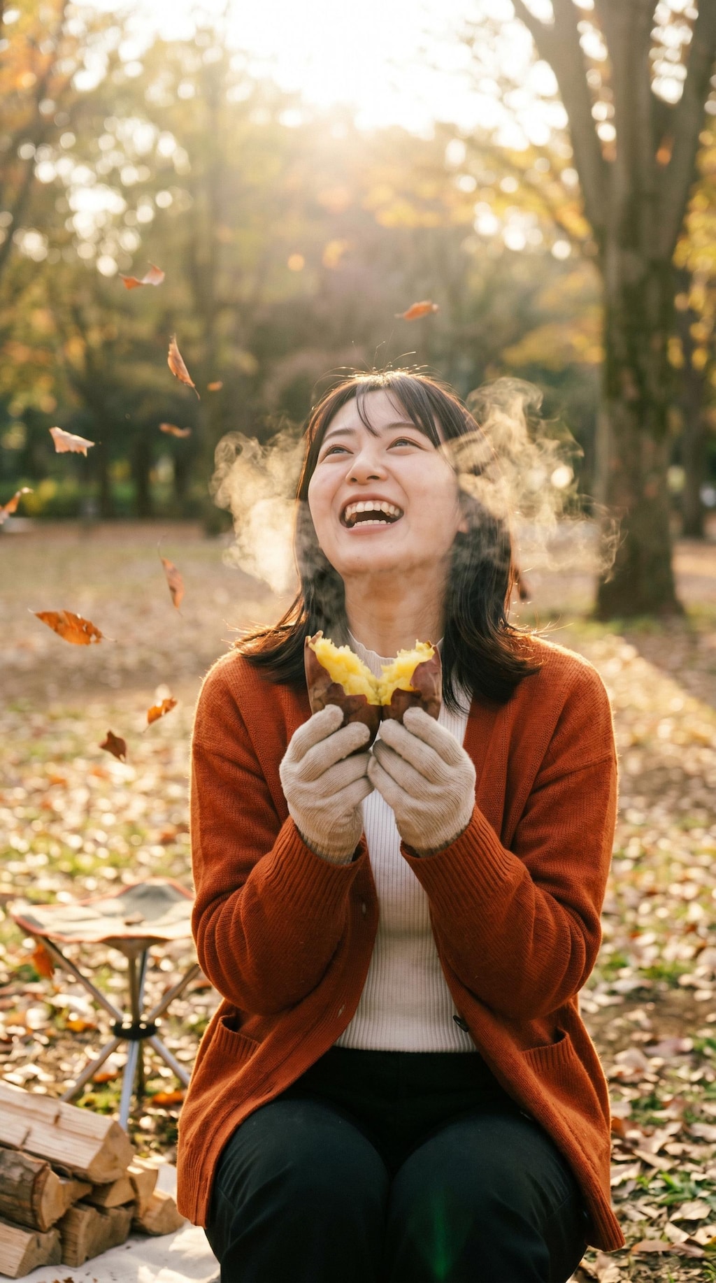 Warm Hands, Sweet Potatoes, Autumn