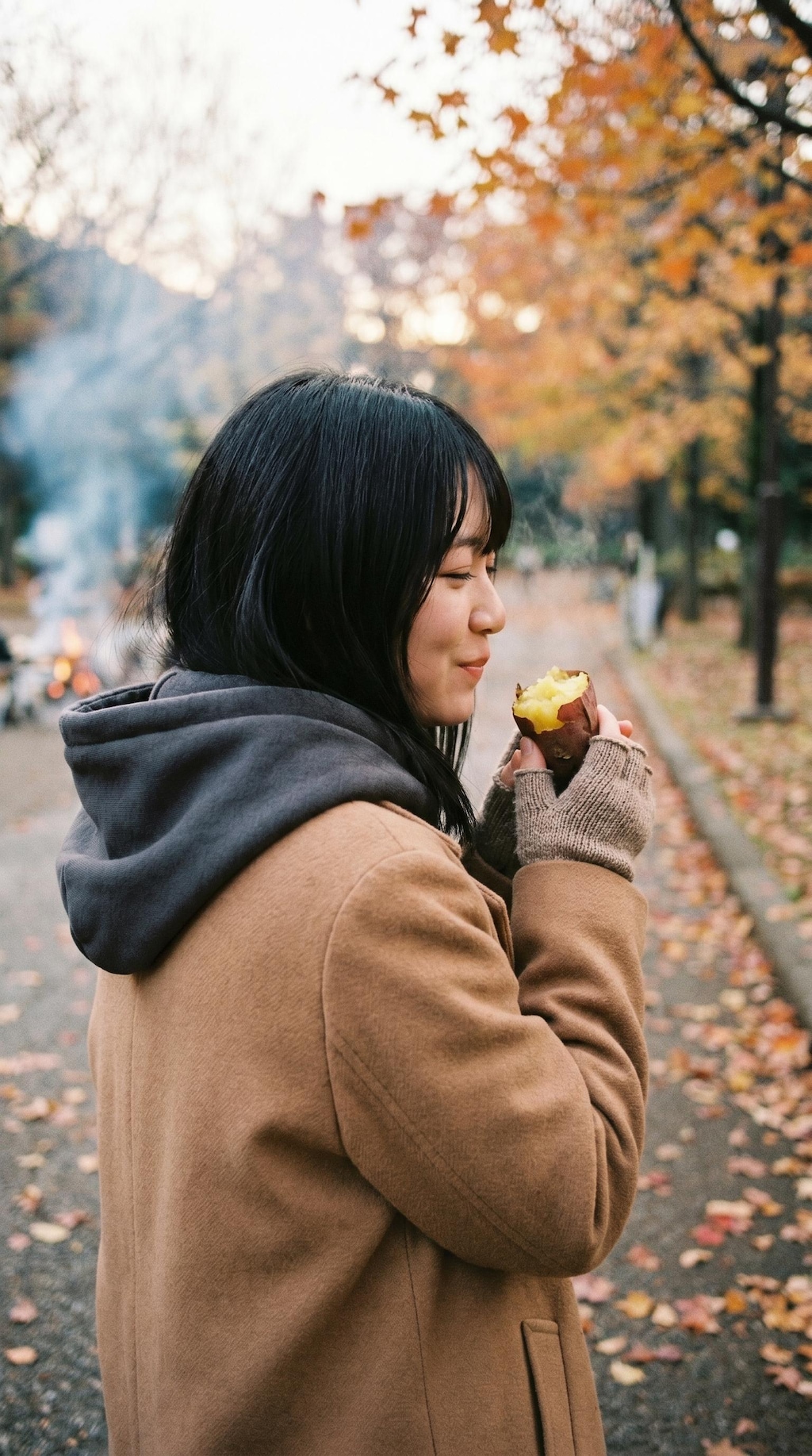 Warm Hands, Sweet Potatoes, Autumn