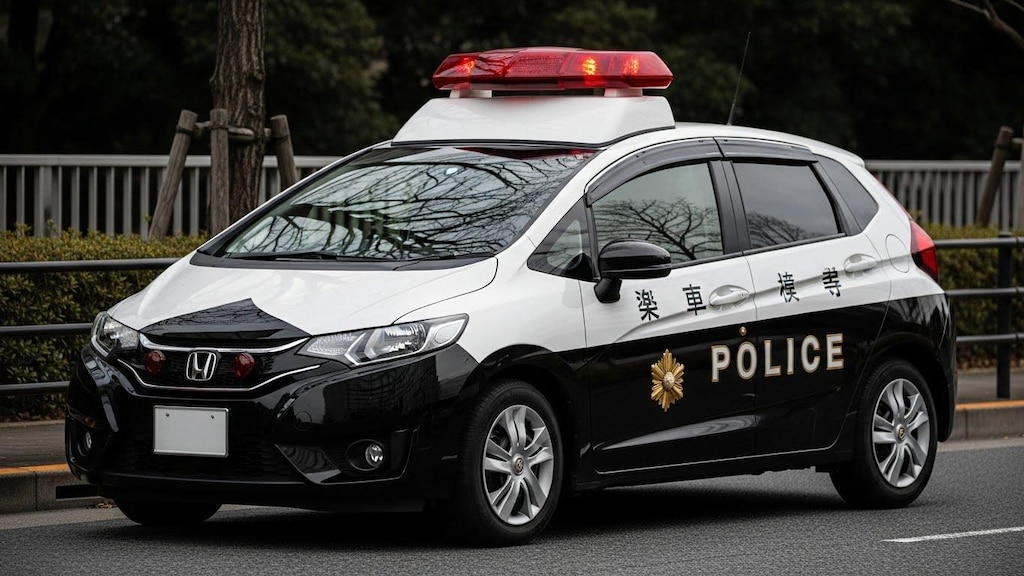 ホンダフィットパトロールカー