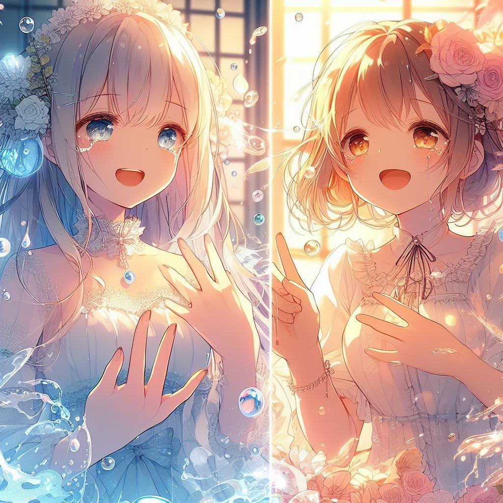 涙ちゃんと幸せちゃん