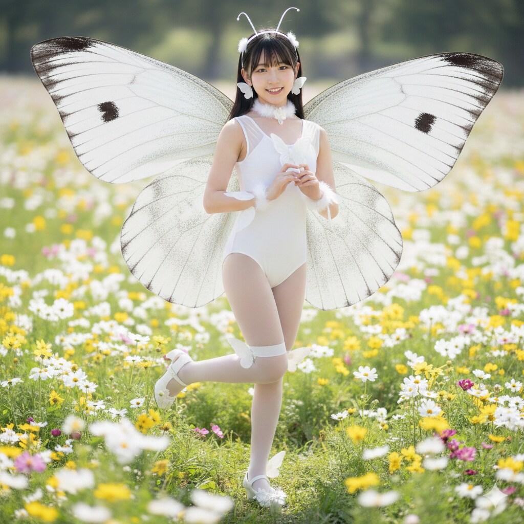 モンシロチョウ 擬人化 1
