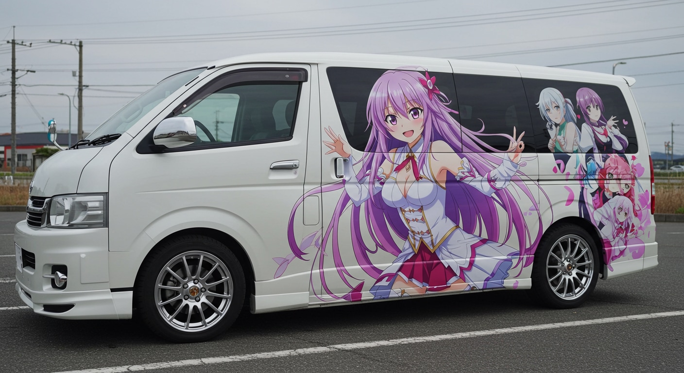 アニメキャラ痛車3 | の人気AIイラスト・グラビア