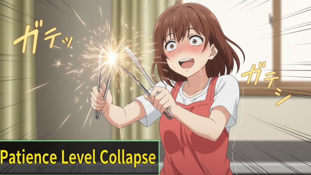 我慢レベル崩壊