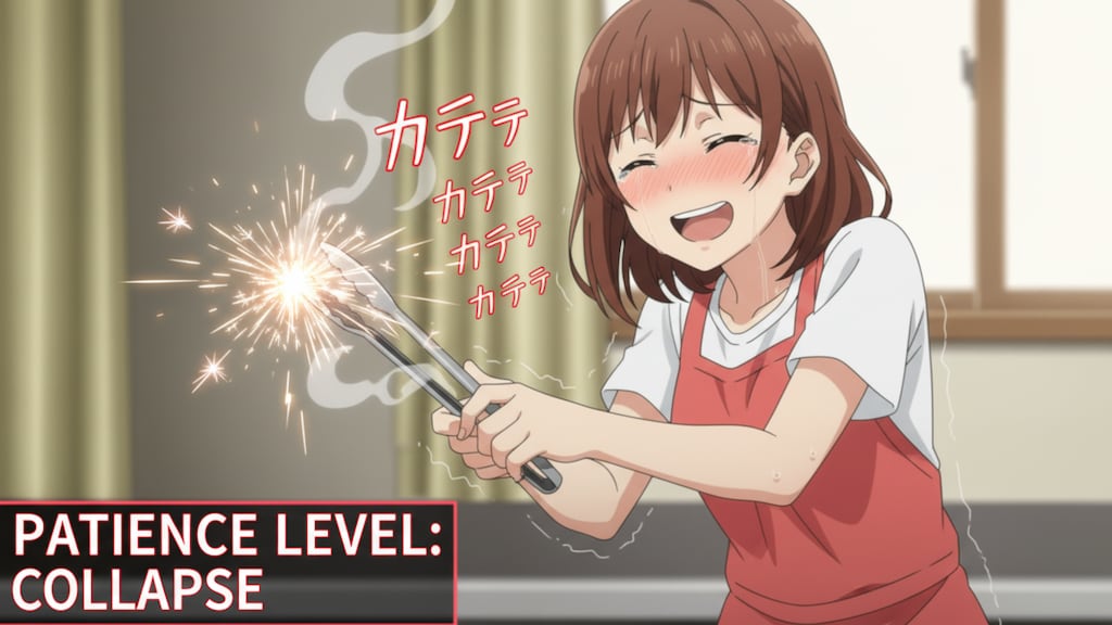 我慢レベル崩壊