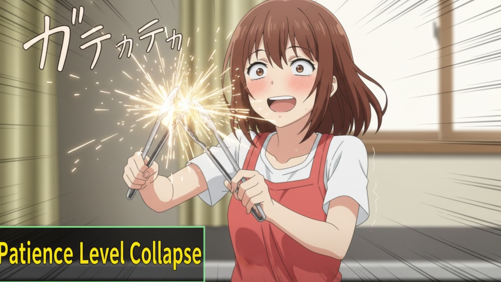 我慢レベル崩壊