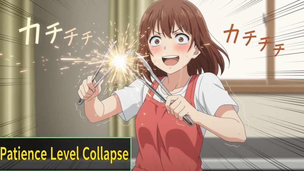 我慢レベル崩壊