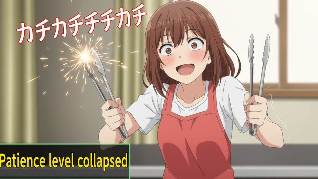 我慢レベル崩壊