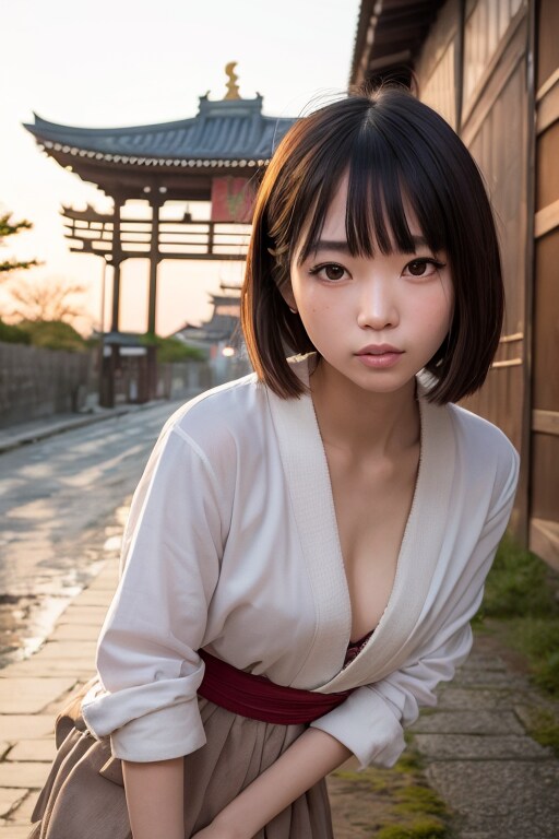 東アジアの百姓少女