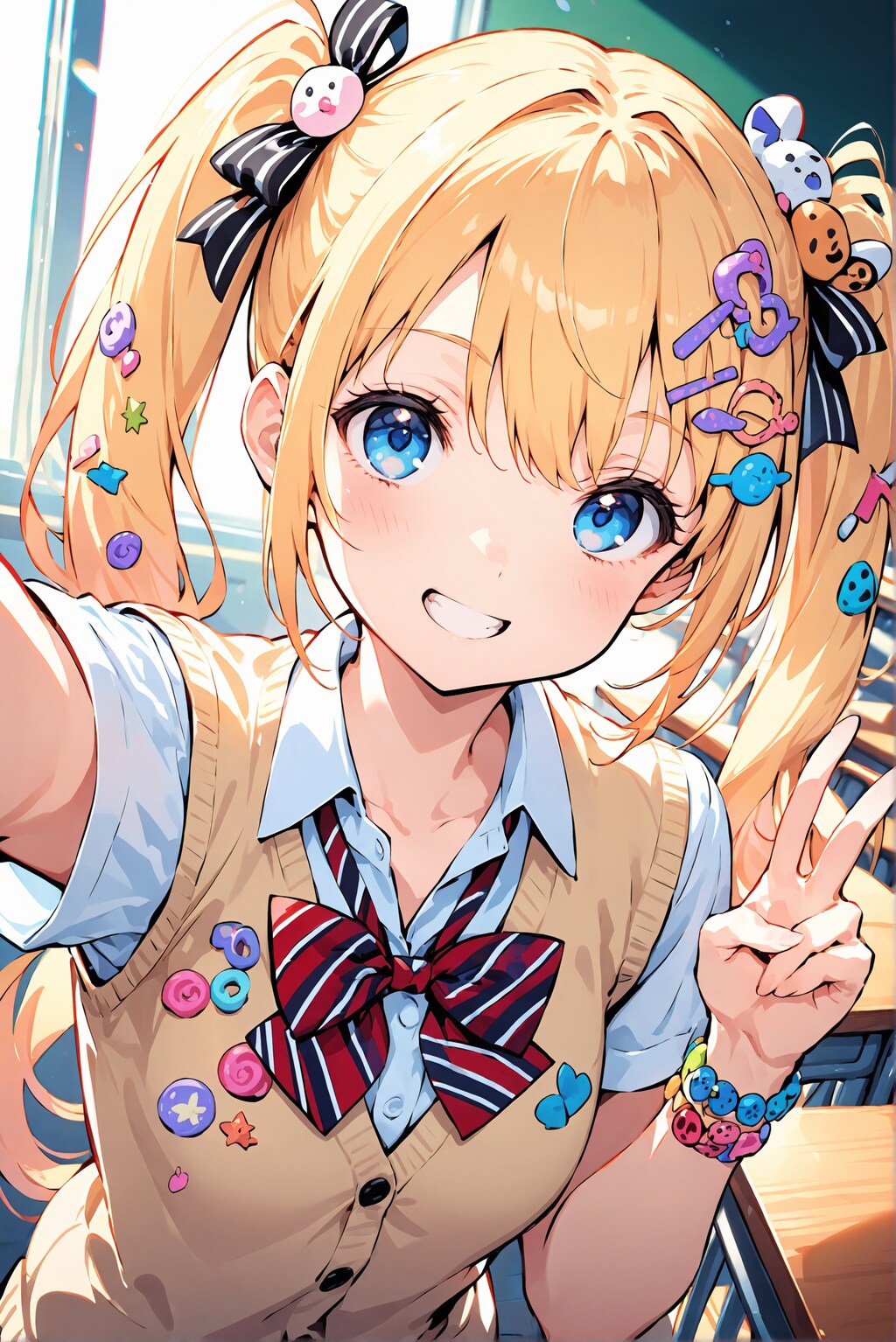 デコってオソロのツーショット♪