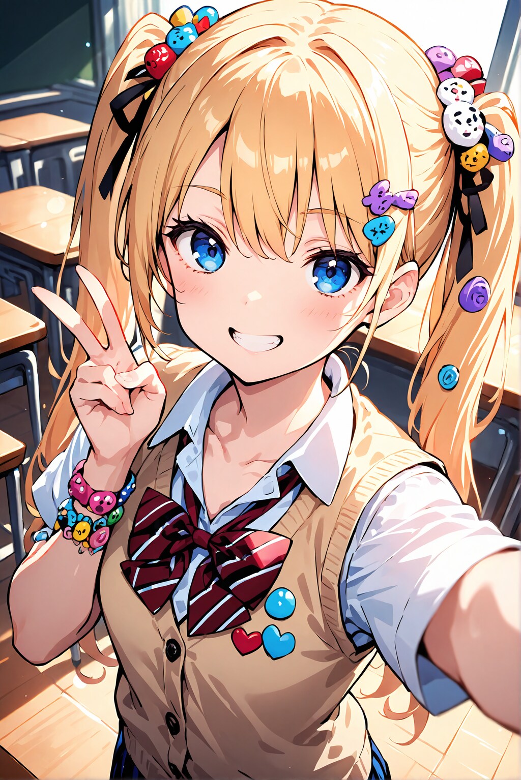 デコってオソロのツーショット♪