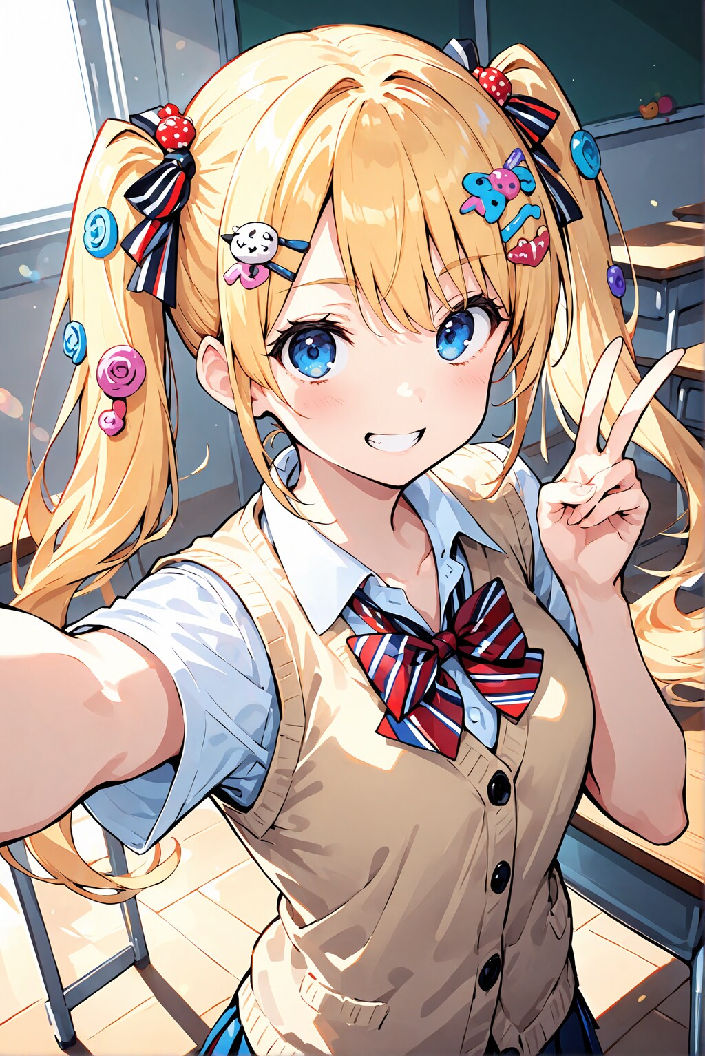 デコってオソロのツーショット♪