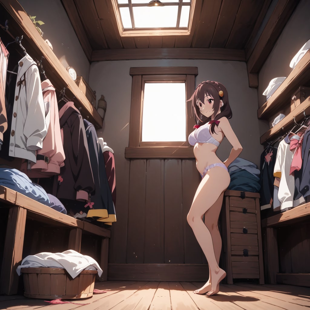 ゆんゆん着替え中