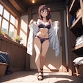 ゆんゆん着替え中 2枚目