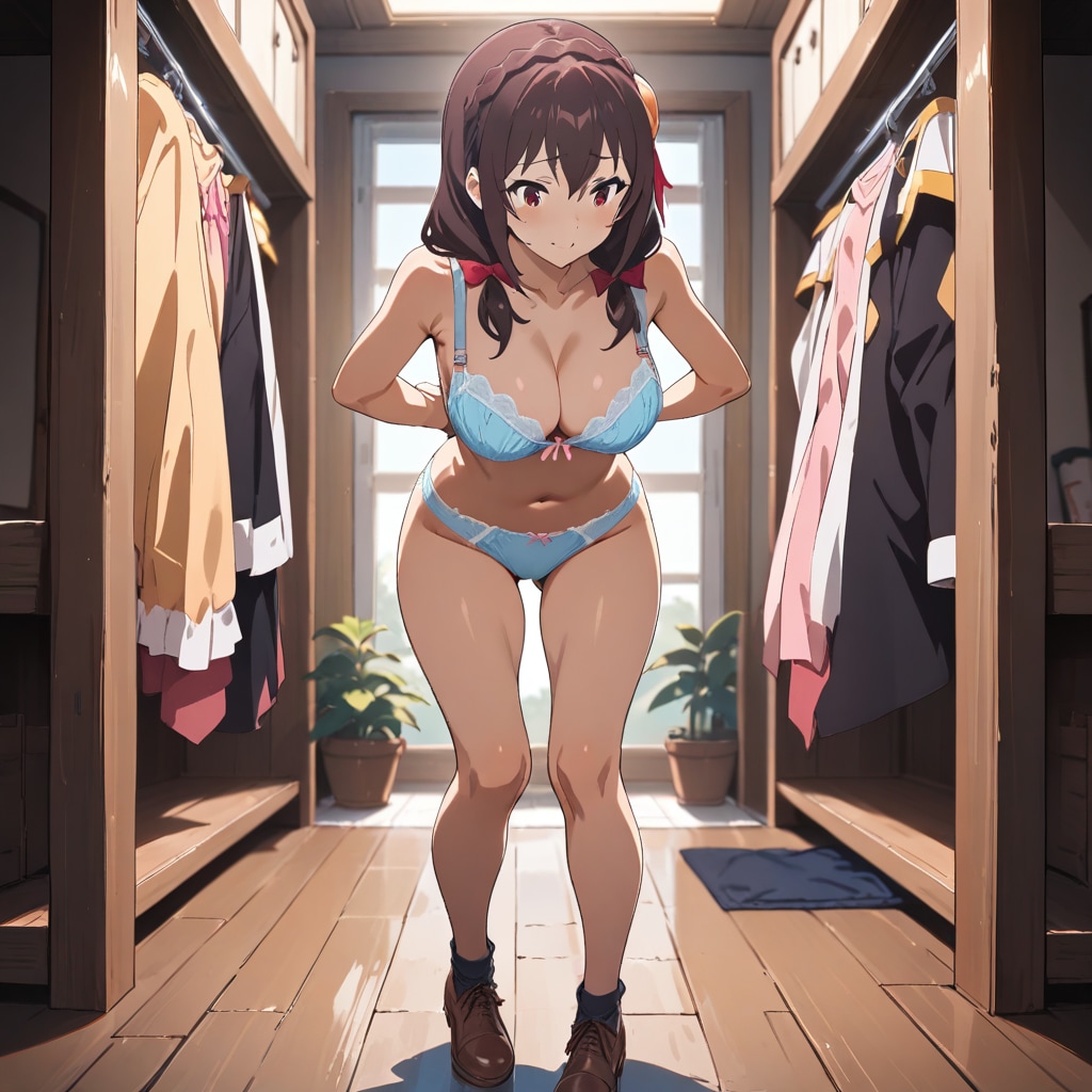 ゆんゆん着替え中
