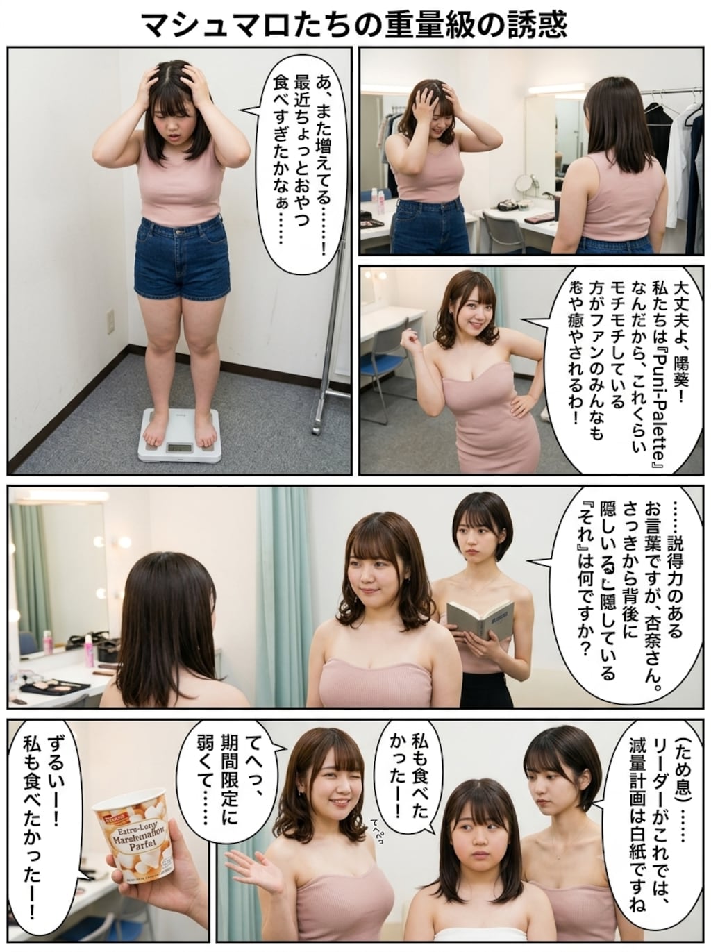 マンガなPuni-Paletteの３人